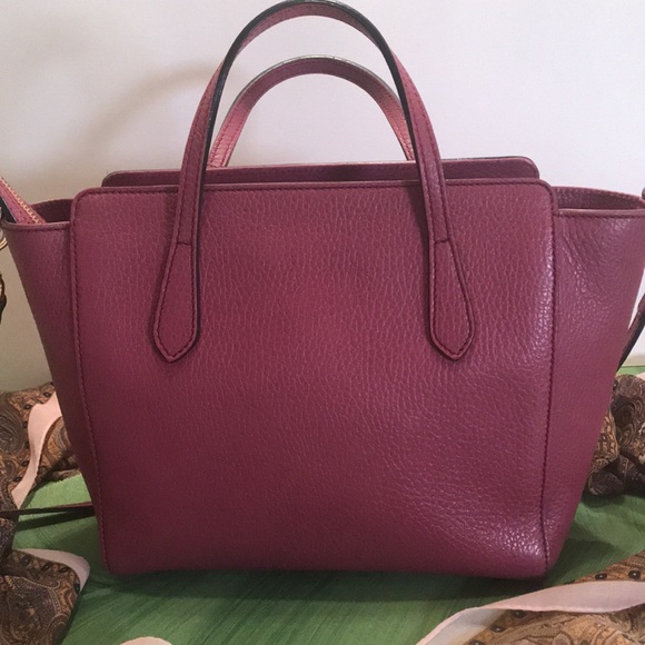 🍾 FIRM EUC Gucci Mini Swing Tote #368827-498879 - Picture 2 of 16